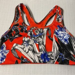 Nike Red and Blue Sports Bra with Racerback